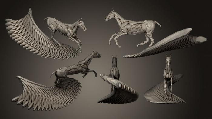 Animal figurines (STKJ_0624) 3D model for CNC machine