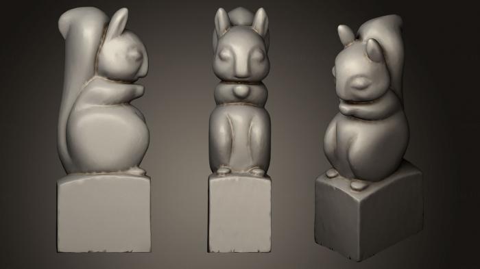 Animal figurines (STKJ_0635) 3D model for CNC machine