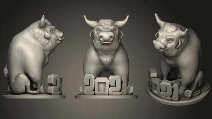 Animal figurines (STKJ_0782) 3D model for CNC machine