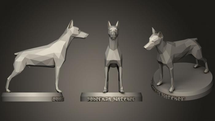 Animal figurines (STKJ_1302) 3D model for CNC machine