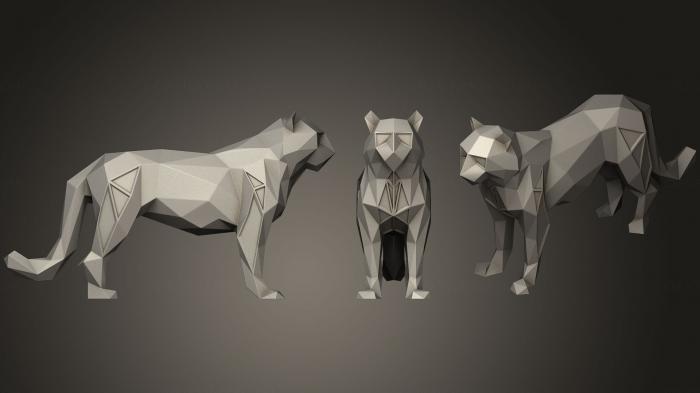 Animal figurines (STKJ_1314) 3D model for CNC machine