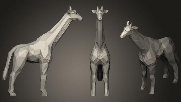 Animal figurines (STKJ_1332) 3D model for CNC machine