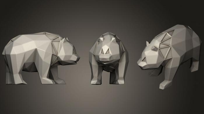 Animal figurines (STKJ_1345) 3D model for CNC machine