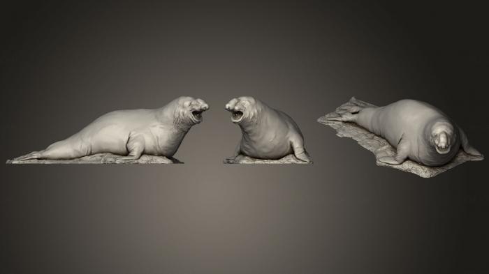 Animal figurines (STKJ_1486) 3D model for CNC machine