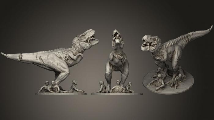 Animal figurines (STKJ_1640) 3D model for CNC machine