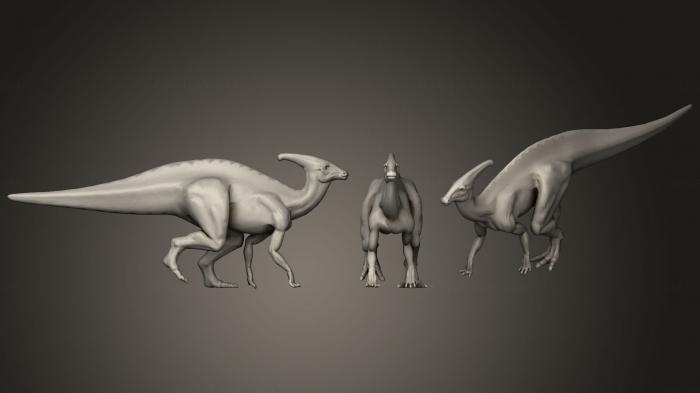 Animal figurines (STKJ_1773) 3D model for CNC machine