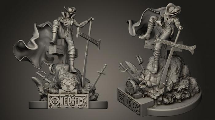 Figurines heroes, monsters and demons (STKM_0020) 3D model for CNC machine