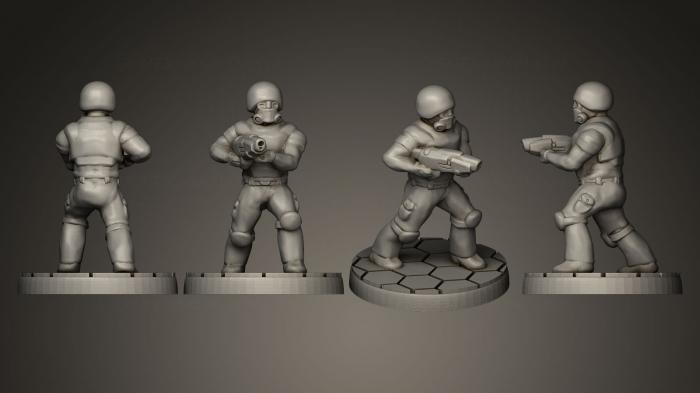 Military figurines (STKW_0034) 3D model for CNC machine