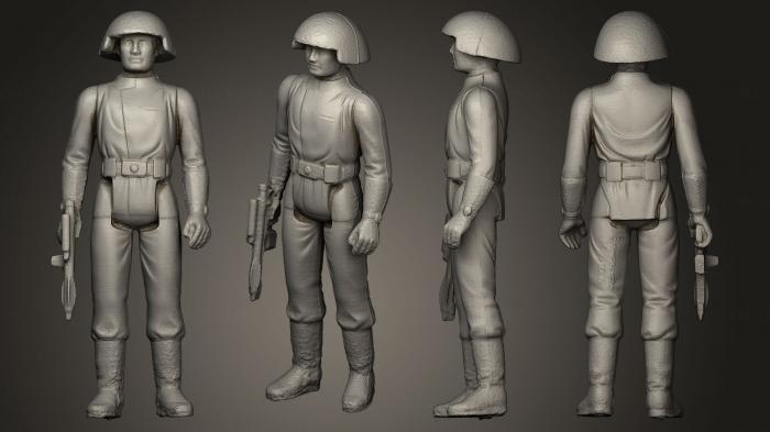 Military figurines (STKW_0035) 3D model for CNC machine