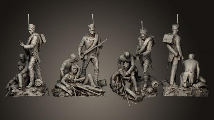 Military figurines (STKW_0116) 3D model for CNC machine