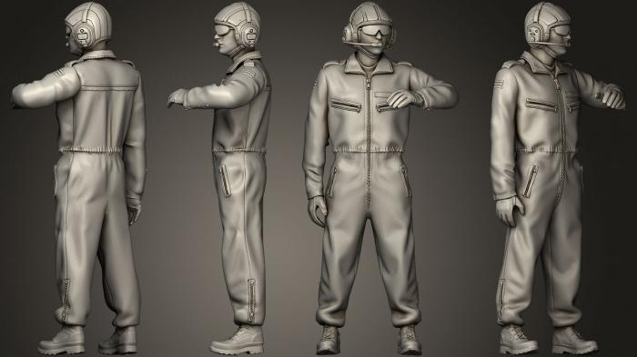 Military figurines (STKW_0218) 3D model for CNC machine