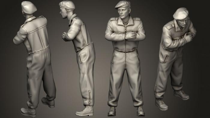Military figurines (STKW_0219) 3D model for CNC machine