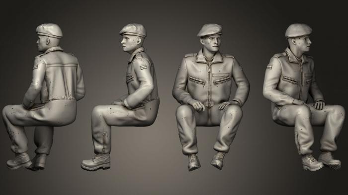 Military figurines (STKW_0220) 3D model for CNC machine
