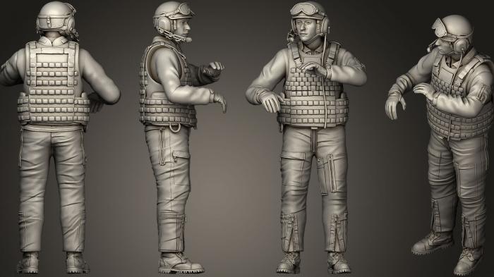 Military figurines (STKW_0250) 3D model for CNC machine