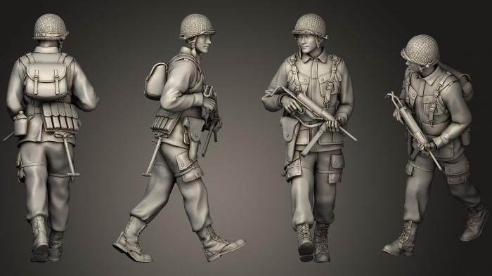 Military figurines (STKW_0258) 3D model for CNC machine