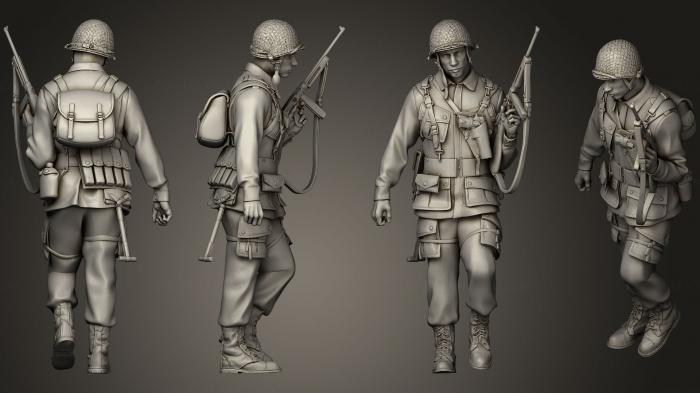 Military figurines (STKW_0260) 3D model for CNC machine