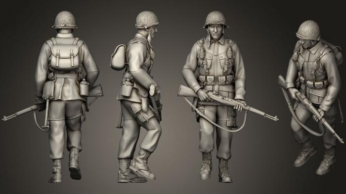 Military figurines (STKW_0262) 3D model for CNC machine