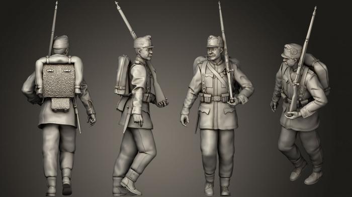 Military figurines (STKW_0271) 3D model for CNC machine