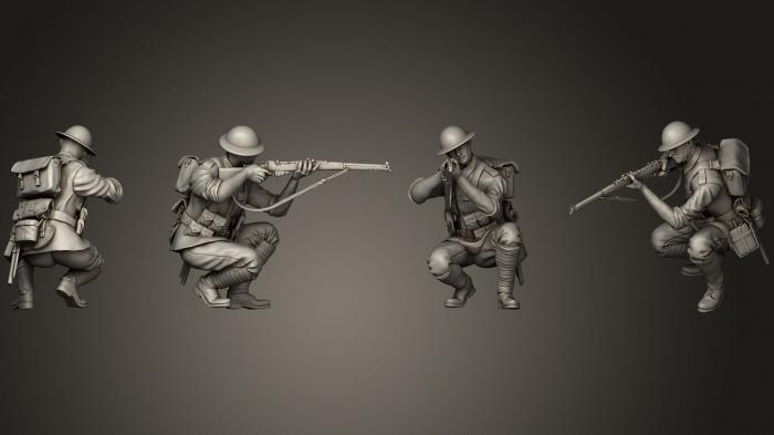 Military figurines (STKW_0282) 3D model for CNC machine