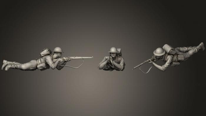 Military figurines (STKW_0286) 3D model for CNC machine