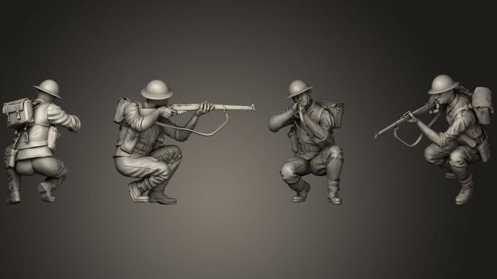 Military figurines (STKW_0288) 3D model for CNC machine