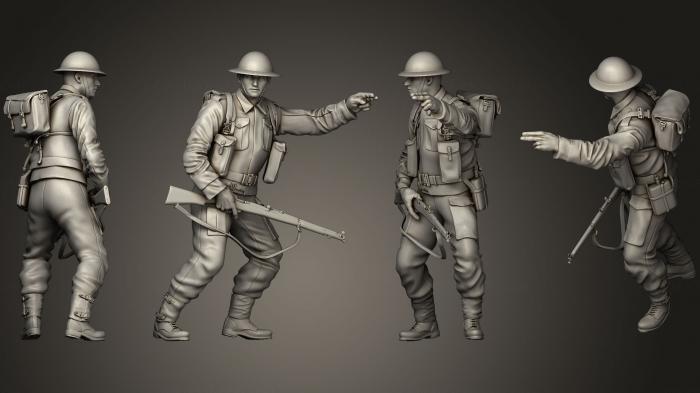 Military figurines (STKW_0290) 3D model for CNC machine