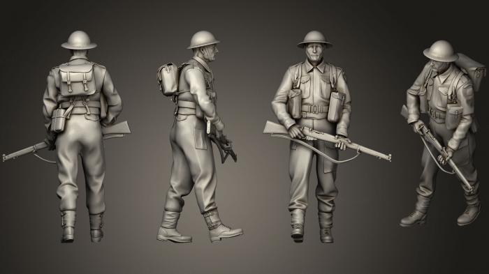 Military figurines (STKW_0292) 3D model for CNC machine