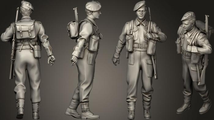 Military figurines (STKW_0295) 3D model for CNC machine