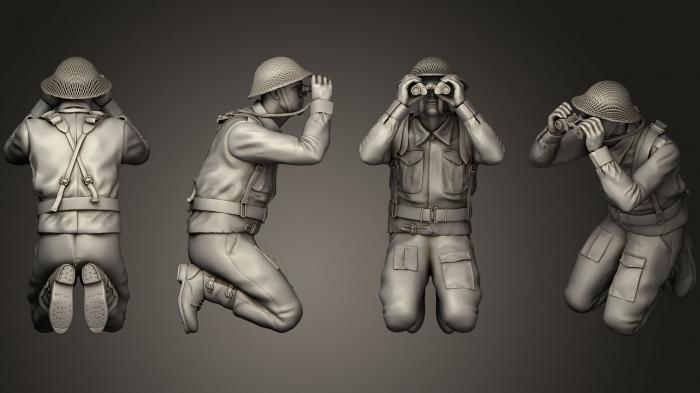 Military figurines (STKW_0296) 3D model for CNC machine