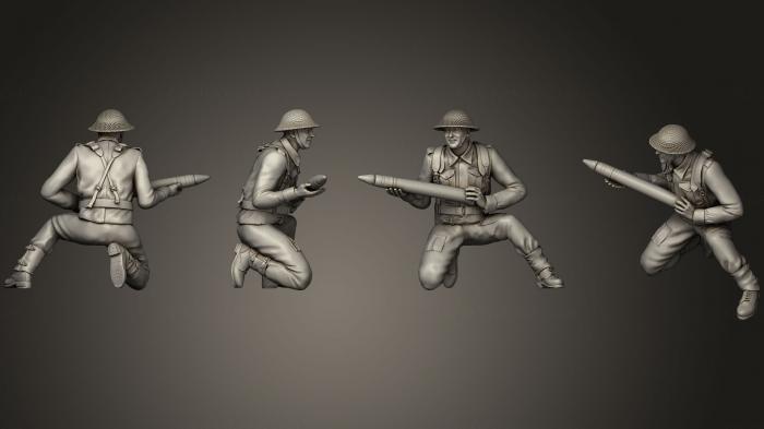 Military figurines (STKW_0297) 3D model for CNC machine