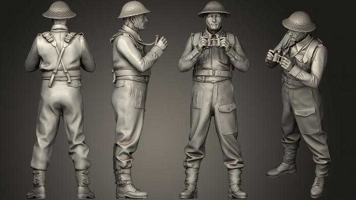 Military figurines (STKW_0299) 3D model for CNC machine