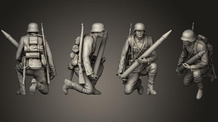 Military figurines (STKW_0309) 3D model for CNC machine