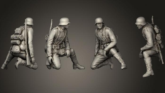Military figurines (STKW_0310) 3D model for CNC machine