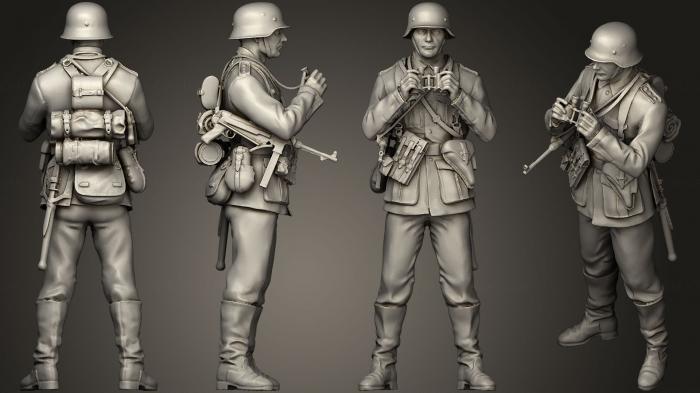 Military figurines (STKW_0314) 3D model for CNC machine