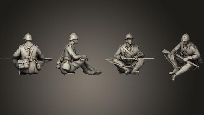 Military figurines (STKW_0335) 3D model for CNC machine