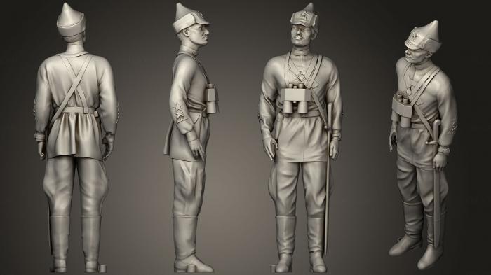 Military figurines (STKW_0472) 3D model for CNC machine
