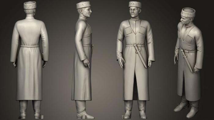 Military figurines (STKW_0474) 3D model for CNC machine