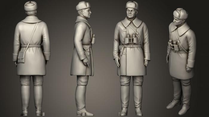 Military figurines (STKW_0475) 3D model for CNC machine