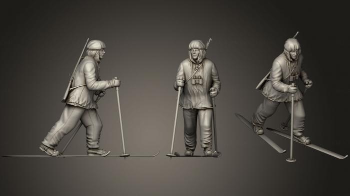 Military figurines (STKW_0515) 3D model for CNC machine