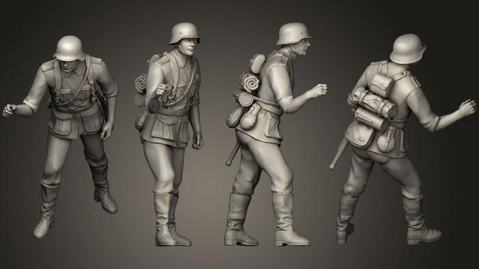 Military figurines (STKW_0551) 3D model for CNC machine