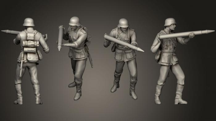 Military figurines (STKW_0552) 3D model for CNC machine
