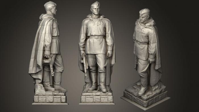 Military figurines (STKW_0559) 3D model for CNC machine