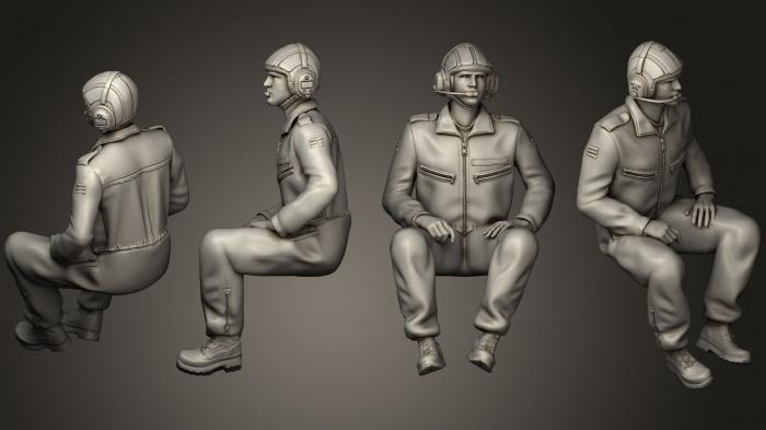 Military figurines (STKW_0573) 3D model for CNC machine