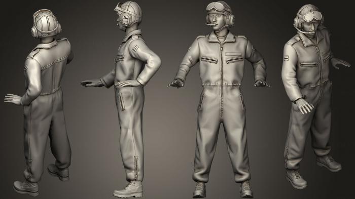Military figurines (STKW_0574) 3D model for CNC machine