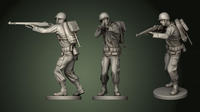 Military figurines (STKW_0584) 3D model for CNC machine