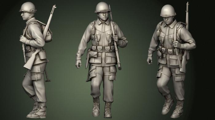 Military figurines (STKW_0586) 3D model for CNC machine