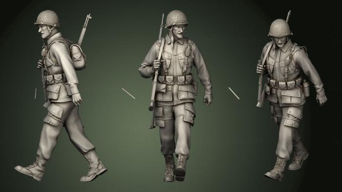 Military figurines (STKW_0588) 3D model for CNC machine