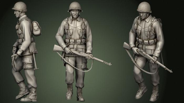 Military figurines (STKW_0591) 3D model for CNC machine
