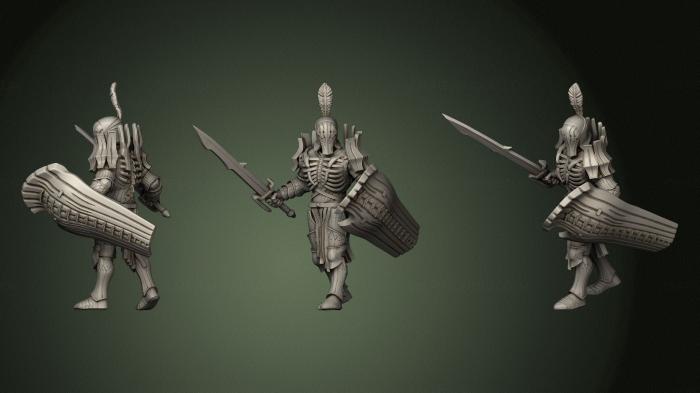 Military figurines (STKW_0597) 3D model for CNC machine