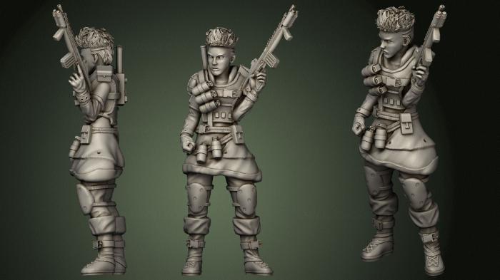 Military figurines (STKW_0612) 3D model for CNC machine